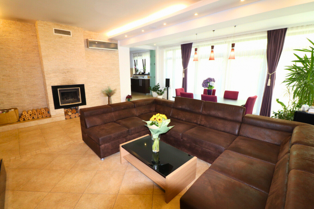 Salajan - vila superba cu 2 etaje - living 48mp fara stalpi