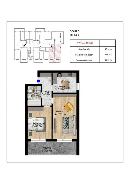 2 camere Decomandat | Titan Pallady, Metrou Teclu