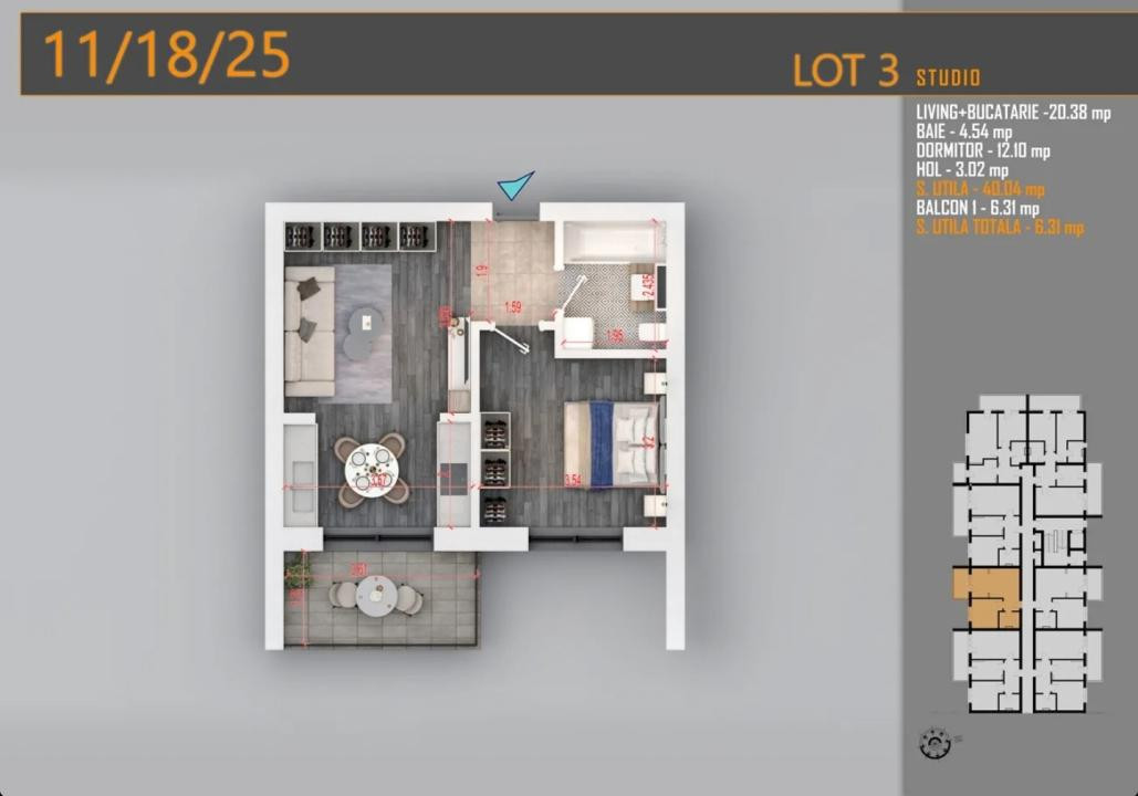 2 camere zona Pallady | Incalzire in pardoseala | Parcare Bonus