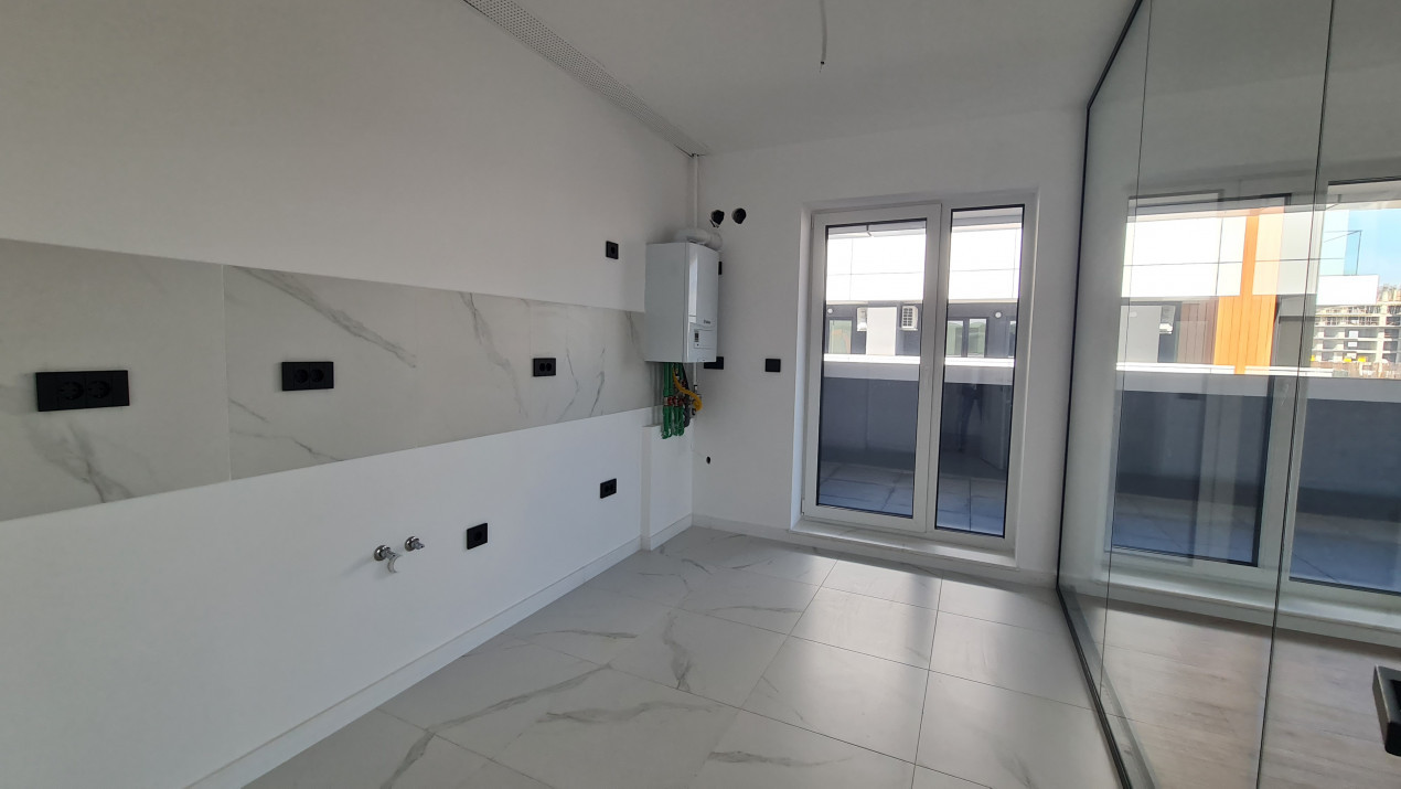 3 camere cu 2 balcoane, Incalzire in pardoseala, Izolare Fonica